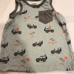 Little Sleepies Jeep and Toucan Print 2t